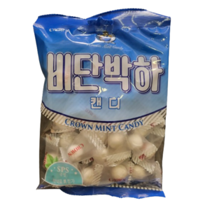 크라운 비단박하캔디, 140g, 20개