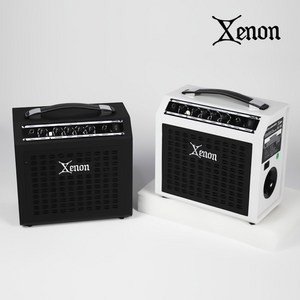 제논 SX-15G 일렉기타 앰프 15W 입문용 연습용 엠프 가정용 휴대용, 블랙, 1개