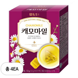 담터 캐모마일 삼각티백, 1g, 10개입, 4개