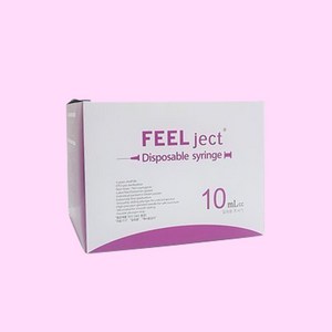 필텍 멸균 일회용 주사기 10CC 18G 38mm 100개입/box, 100개