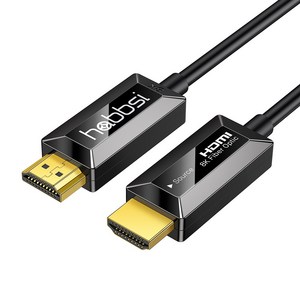 햅시 8K UHD HDMI 2.1 AOC 광 케이블, 25m, 1개