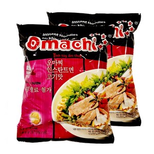 베트남 오마치 라면 돼지갈비맛 OMACHI MI HUONG VI SUON 80g 2개