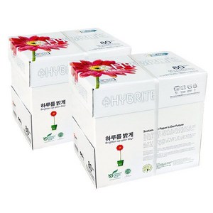 하이브라이트 HYBRITE A4용지 80g 2박스(5000매), 5000매