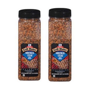 맥코믹 그릴 몬트리올 스테이크 시즈닝 McComick Gill Mates Monteal Steak Seasoning, 2개, 822g