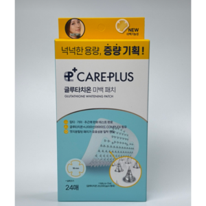 [마이크로_닷] CAREPLUS 케어플러스 글루타치온 미백 패치 (24매) / 케어플러스패치 글루타치온미백패치 케어플러스미백패치 케어플러스글루타치온, 2개