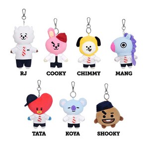 BT21 애프터스쿨 키링 인형 7종 택1, SHOOKY-8809547513255, 1개