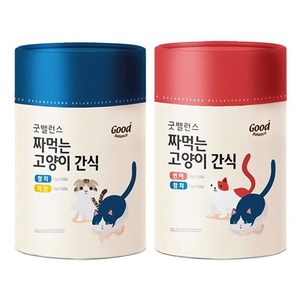 굿밸런스 짜먹는 고양이 간식 플러스, 1세트, 참치 60p  + 연어 30p + 치킨 30p