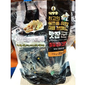 맛장군 일회용간장(맛장군6gx200입) 배달간장 오복양조간장, 1개, 1.2kg