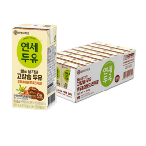 연세두유 뼈를 생각한 고칼슘 호두 앤 아몬드, 180ml, 24개