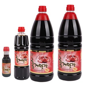 홍일식품 홍게간장 1.8리터2개+맛장700미리, 1.8L, 2개