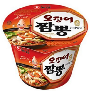 농심 오징어짬뽕 컵 115g, 16개