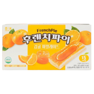 후렌치파이 감귤 마멀레이드 15p, 192g, 6개