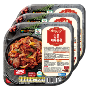 야식만참 숯불제육볶음 250g, 3개