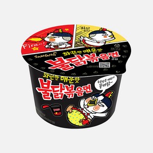 불닭볶음면 큰컵 105g, 16개