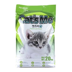 팜스코 캣츠미 20kg 닭고기+생선맛 고양이사료 대용량고양이사료 길냥이사료, 1개, 닭+참치