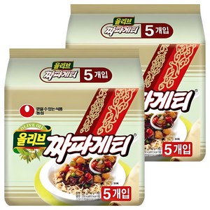 농심 올리브 짜파게티 140g, 10개