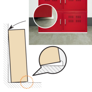 힘찬쇼핑_ 아트사인 가구 쏠림 방지턱 60cm 90cm 120cm 가구받침대 지진방지 지진방지턱 지진대비 가구쓰러짐방지 가구쏠림방지 지진대비용품 가구바닥받침 가구턱받침, 1개, 화이트