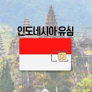 인도네시아 유심 LTE 완전무제한 5일 6일 발리 자카르타 여행 유심칩, 매일 500MB 후 저속무제한, 7일, 1개