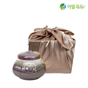 국산 도자기 홍삼꿀 고가구 보자기 사양 꿀 선물세트 1.1kg (기본 브라운 보자기), 홍삼 벌꿀 1.1kg, 1개