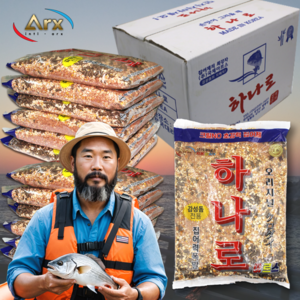 국제아르스 하나로 초강력 집어제 통합 밑밥 바다 감성돔 참돔 돌돔 낚시 1.8kg x 10봉, 10개