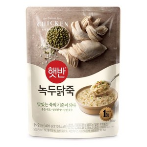 비비고 녹두닭죽, 420g, 10개