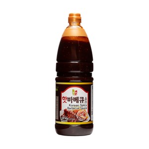 [청우] 첫맛 핫바베큐 소스, 2.05kg, 5개