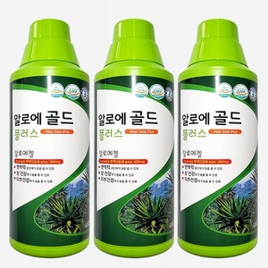 녹십초알로에 골드 플러스 알로에겔 1000gx3병, 1kg, 3개