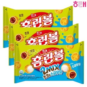 홈런볼 2MIX 초코 앤 소금우유, 131g, 3개