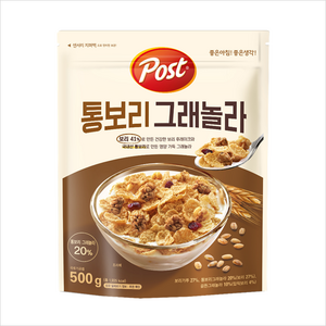 포스트 통보리 그래놀라 시리얼, 500g, 1개