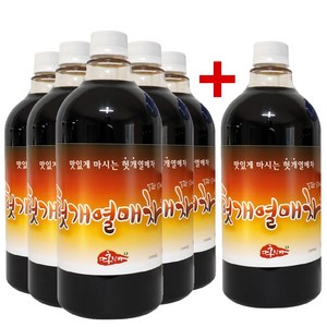 홍치마 대용량 헛개열매차 원액 엑기스 고농축 헛개수 나무 액상 1000ml 다홍치마, 1L, 6개