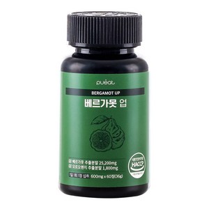 순수한건강 베르가못 모로오렌지 락토페린 고함량 25200mg, 1개, 60정