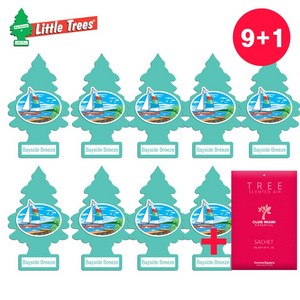 에스진 리틀트리 TREE 차량용 방향제 베이사이드브리즈 9+1 멜론향, 1개