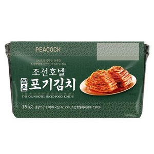 피코크 조선호텔 썰은 포기김치 1.9kg, 1개