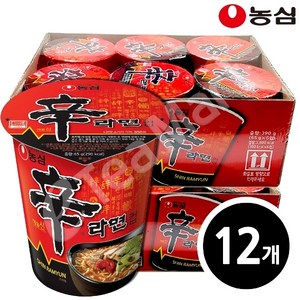 농심 신라면 컵 65g, 12개