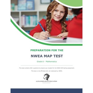 (영문도서) NWEA Map Test Preparation - Grade 8 Mathematics Paperback, Independently Published, English, 9798871948118