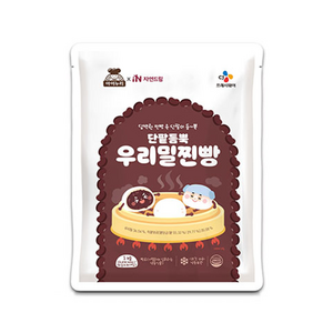 아이누리X자연드림 단팥듬뿍 우리밀찐빵, 1개, 1kg