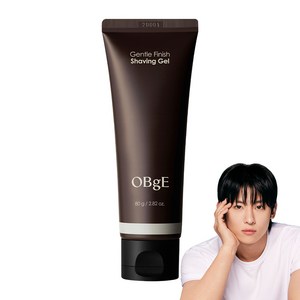 OBge 젠틀 피니쉬 쉐이빙젤, 80g, 1개
