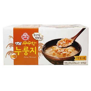 오뚜기 옛날 구수한 누룽지 60g X 18입, 1.08kg, 1개