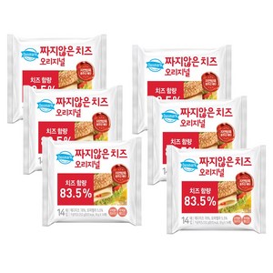 동원 덴마크 짜지않은치즈 오리지널, 252g, 6개