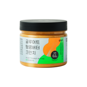 [글루어트] 저당 고단백 땅콩버터 크런치, 1개, 280g