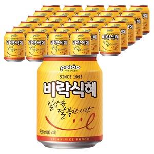 팔도 비락식혜, 238ml, 30개