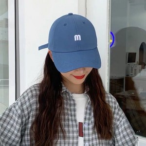 미다미 심플m 레터링 파스텔 데일리 남녀공용볼캡 (5컬러)