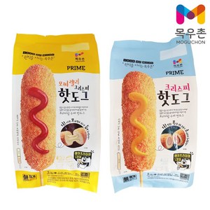 목우촌 크리스피핫도그540g+모짜렐라 핫도그450g, 1세트