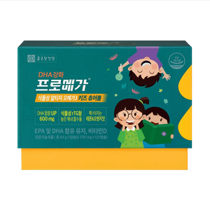 프로메가 식물성 rTG 츄어블 오메가 3 키즈 700mg x 120, 1개, 120정