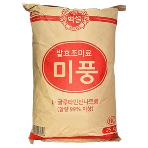 CJ 백설 미풍 RC 25kg, 1개