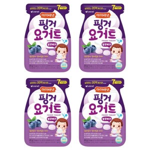 아이배냇 핑거 요거트, 블루베리, 20g, 4개