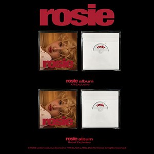 [ROSE] 블랙핑크 로제 2종 세트 ROSE first studio album rosie (KR Exclusive + Retail Exclusive) / BLACKPINK