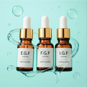 랑팡 EGF+FGF+IGF 10ppm 리포좀 앰플 원액 3종 세트, 1세트, 10ml