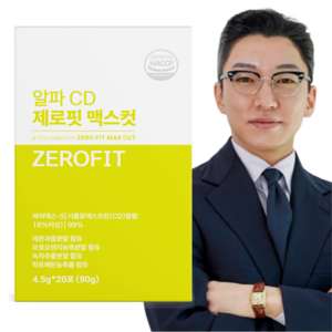 알파CD 제로핏 알파시클로덱스트린 알파시디 식약청인증, 1박스, 20회분