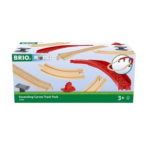 BRIO WORLD (브리오 월드) 확장 커브 팩 33995 빨강, 1개